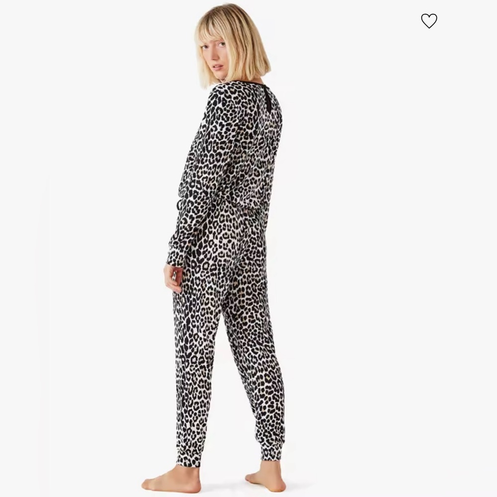 Kate Spade Animal Print Loungewear Jumpsuit Size XL. NWT - Picture 3 of 13